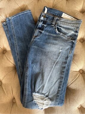Rag & Bone Dre Distressed Skinny Jeans W28